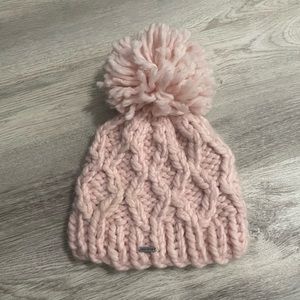 pink beanie